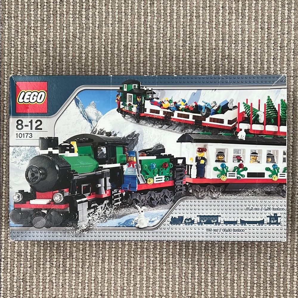 Lego Green Holiday Train Building Set
